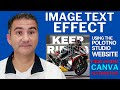 Image Text Effect In Polotno Studio