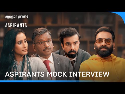 Aspirants and @PleaseSitDown mock interview with @AnubhavSinghBassi | Prime Video India