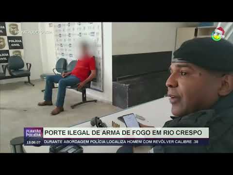 Porte ilegal de arma de fogo em Rio Crespo!