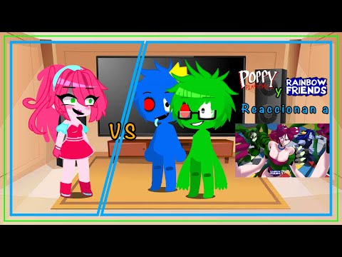 Rainbow Friends y Poppy Playtime reaccionan a Rainbow Friends vs Poppy Playtime Parte (Part) 10