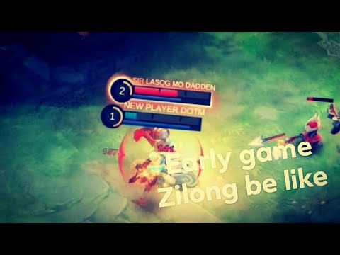Mobile legends (Early game Zilong be like)
