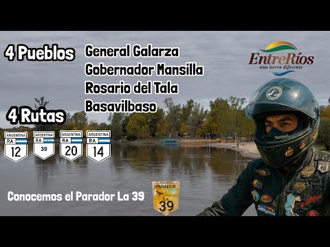 Gral. GALARZA|Gdor.MANSILLA|ROSARIO DEL TALA|BASAVILBASO|Entre Ríos |Parador La 39 | en moto por Arg