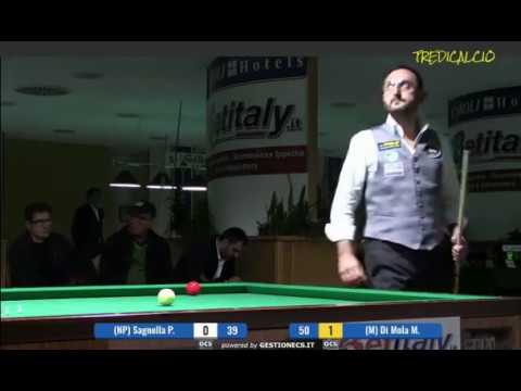 SAGNELLA vs DI MOLA - TROFEO BILIARDO CAROLI HOTELS  - GALLIPOLI 2016