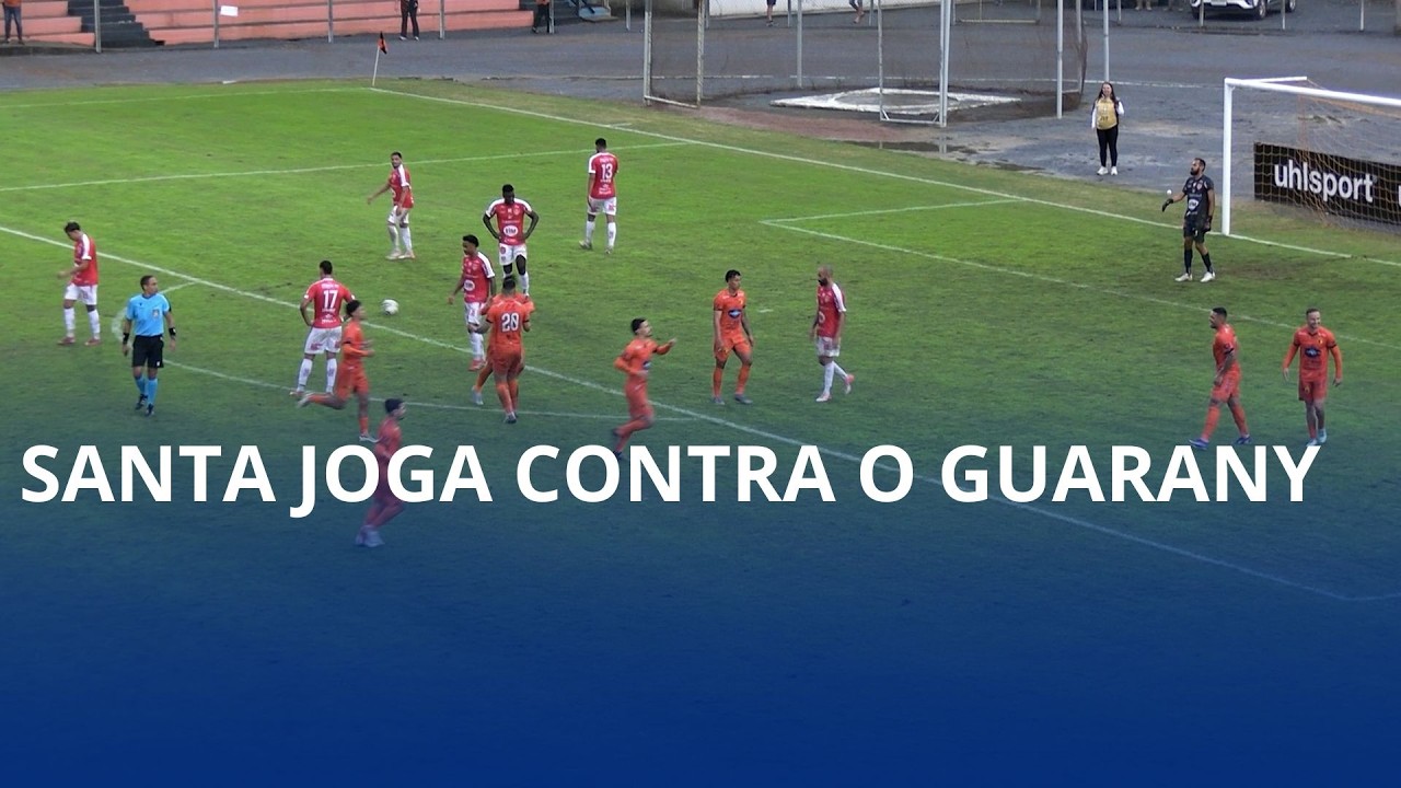Santa joga contra o Guarany em Bagé, no domingo