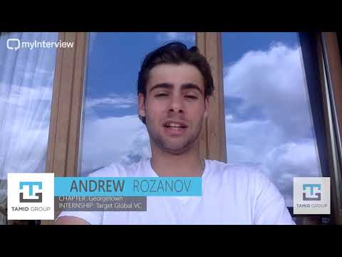 Tamid Summer Fellowship 2020