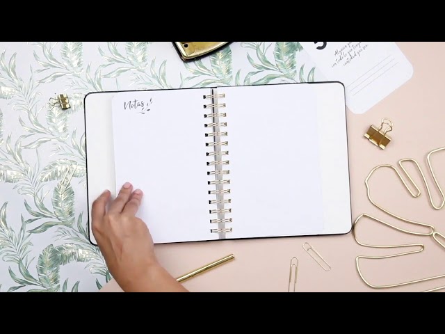Vídeo relacionado con seve Agenda escolar Juve negro/blanco sin fecha, 12 meses, bolsillo de 15 x 11 cm