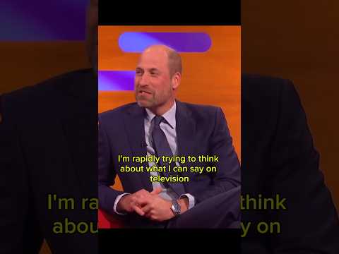 Prince William was absolutely hilarious at the Graham Norton Show 😂