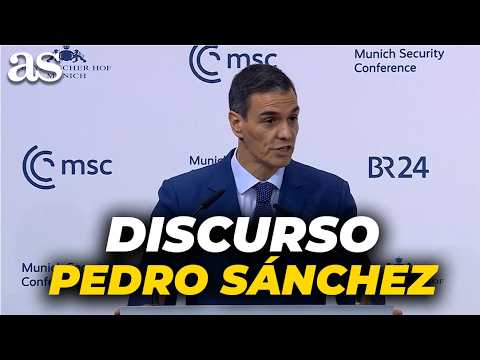 PEDRO SÁNCHEZ: DISCURSO COMPLETO en la CUMBRE de MÚNICH