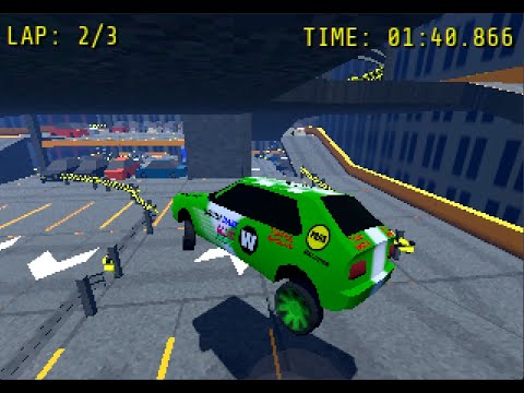 Видео Parking Garage Rally Circuit #1