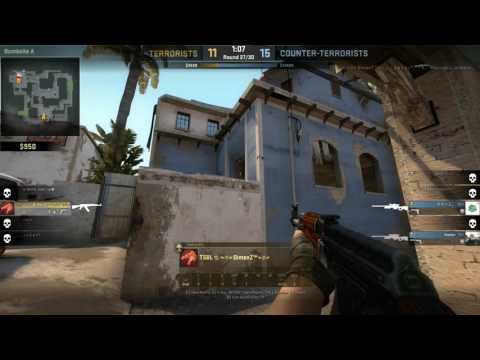 CSGO | 1v5 Ace Clutch on Mirage Master Guardian Game | AK47