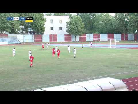 WU-19 Baltijos taurė: Lietuva - Estija (apžvalga)