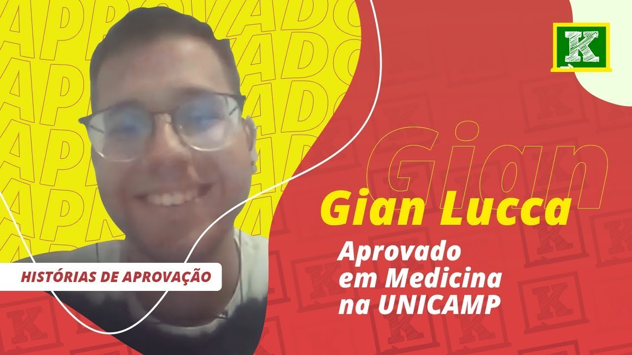 APROVADO em Medicina na Unicamp - GIAN LUCCA | Historias de Aprovação