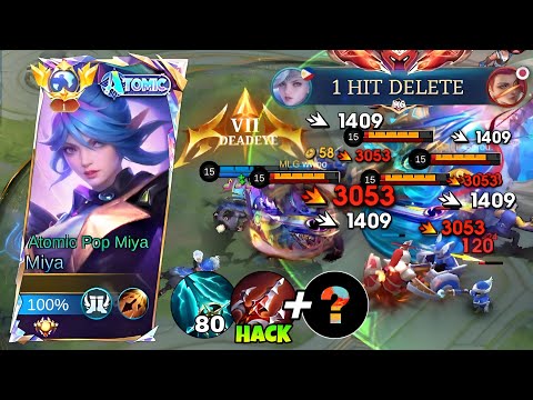 GLOBAL MIYA 1 HIT TRICK FOR SOLO RANK AUTO WINSTREAK!🔥 (Best Build and Emblem 2026) - MLBB