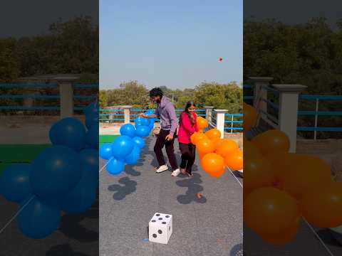 Blue and orange amazing Roll ball Challenge #shorts