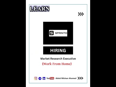 Placement Update 039 || Sprinto - Market Research Executive || Learn for Excellence