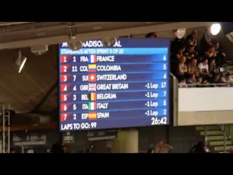 2016 Track Cycling World Championships in London - Men’s Madison race