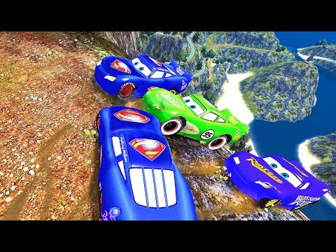 Bye Bye McQueens... Cliff Drop Crash Testing Ep. 1 | GTA IV Cars Mod