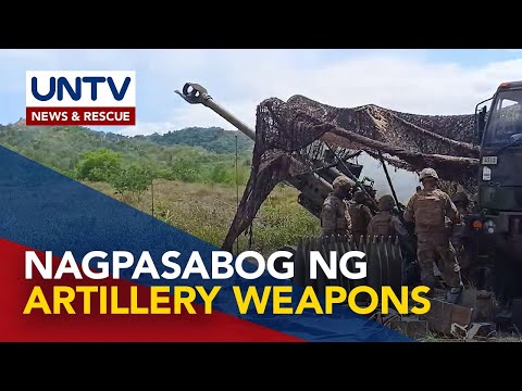 Howitzers at iba pang makabagong military weapons, sinubukan sa PH-US live fire exercises