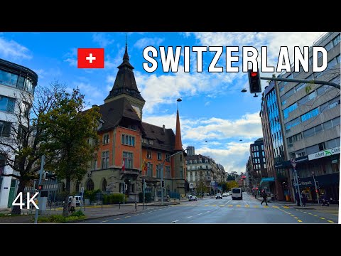 Scenic drive from Geneva to Simplon Pass. Part I