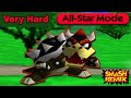 1P All Star Mode VERY HARD BOWSER Smash Remix 2 0 1