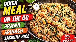 Fast Meal Idea: Chef Muller Jasmine Spinach Prawn Rice – Ready In Minutes #ChefMuller #QuickMeal 