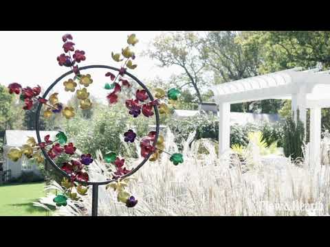 Medium Jubilee Wind Spinner, Flower SKU# 56586 - Plow & Hearth