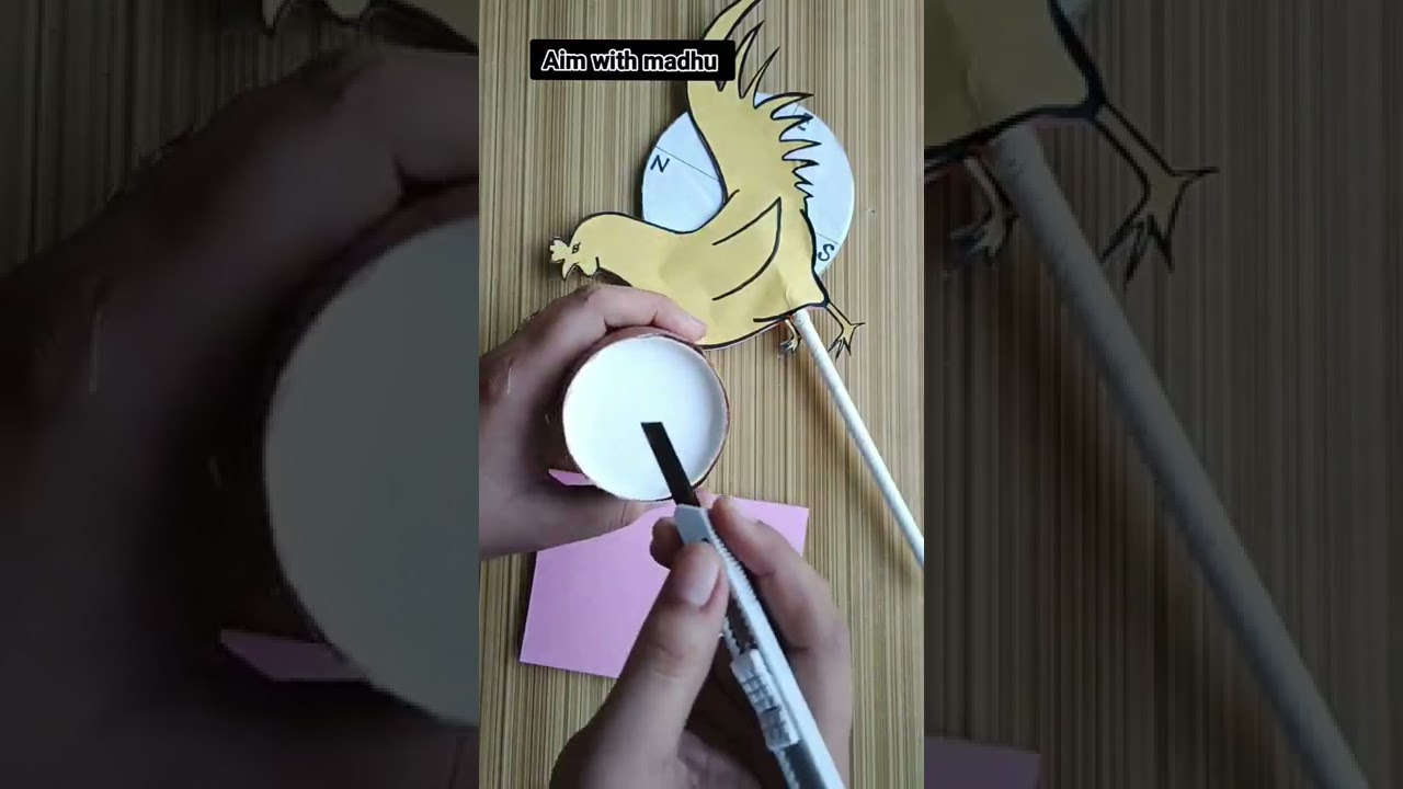 How to make a wind vane - school project for kids | Wind Vane working model | #tlm #aimwithmadhu