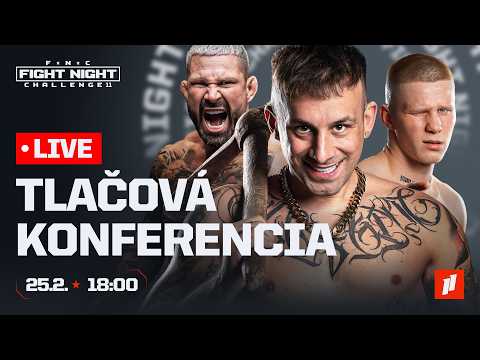 🔴 TLAČOVÁ KONFERENCIA FNC 11 (NAŽIVO): Flexking, Attila Végh, Pirát, Šmolki, Mikulášek a ďalší