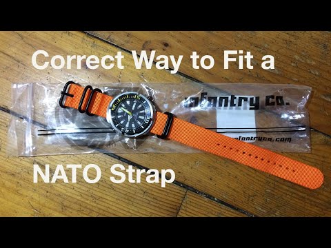 ZULU Watchband Correctly Fitted