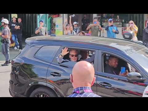 Video Paul McCartney arriving at Allianz Parque São Paulo Brazil 16 October 2024