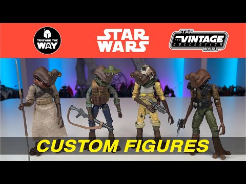 Star Wars The Vintage Collection Custom Figures | Bounty Hunters | Hammerhead!