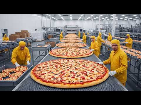 How Red Baron Frozen Pizza Is Made | Complete Factory Tour
