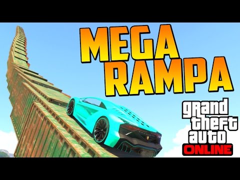 MEGA RAMPA IMPOSIBLE! + GUARRADA EXTREMA - Gameplay GTA 5 Online Funny Moments