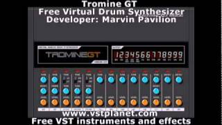 Video thumbnail for Tromine GT - Free VST analog drum synthesizer - vstplanet.com by Plugins Collection