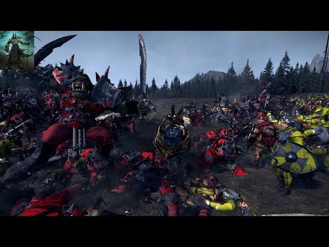 Total War WARHAMMER Puny Orks!! Quick Battle #12 (Empire vs Greenskins)