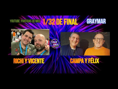 I I SÚPER 10. Richi y Vicente vs Félix y Alfredo Campa. 1/32 de final.