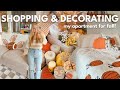 DECORATING FOR FALL 🍂🕯️ shop with me, huge haul, cute fall decor, apartment tour | Charlotte Pratt