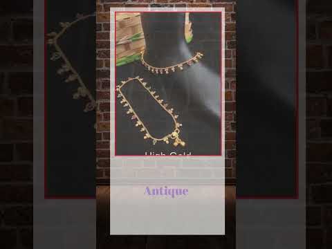 Manek ratna brass antique jewelry high gold polish designer ...