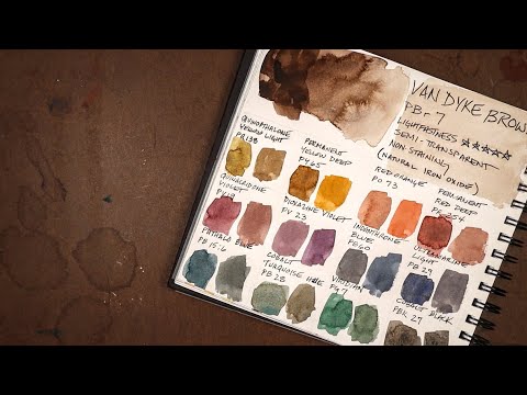 Mijello Journal: Mission Gold PBr7, Van Dyke Brown