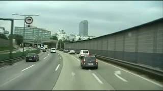 preview picture of video 'Wiener Südosttangente - Vienna southeast City highway (from north to south)'