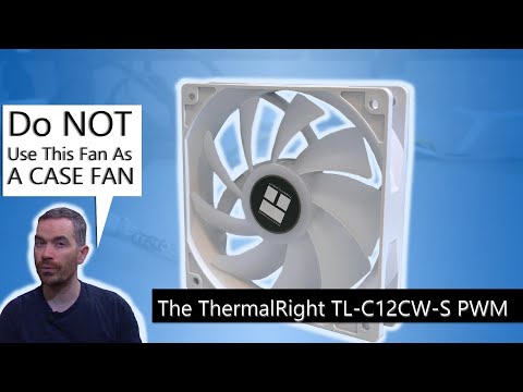 The ThermalRight TL C12CW S PWM - PC System Fan Review