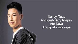 Nanay, Tatay - Darren Espanto with rap by Anne Curtis (HD Lyric Video)