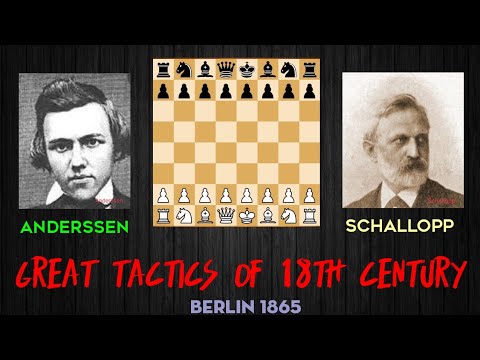 Anderssen vs Schallop ( A BEAUTIFUL KINGS GAMBIT GAME OF 18th Century #carlsen