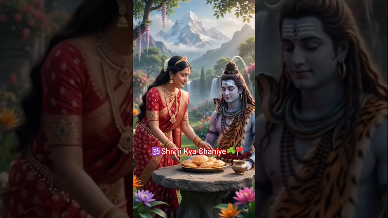 🕉Shiv Jo Ko Kya Chahiye ☘️🚩 #sorts #bhakti #sort #shiv #parvati