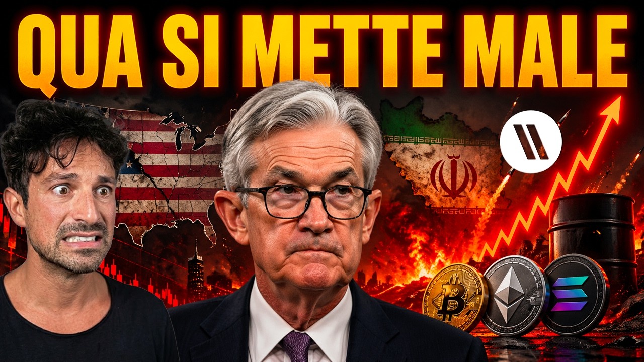 BITCOIN, CRYPTO: QUA SI METTE MALE? POWELL E FED NEL CAOS USA-IRAN