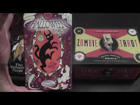 3 Undead Tarot Decks