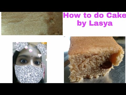 how to make cake 🍰 by Lasya