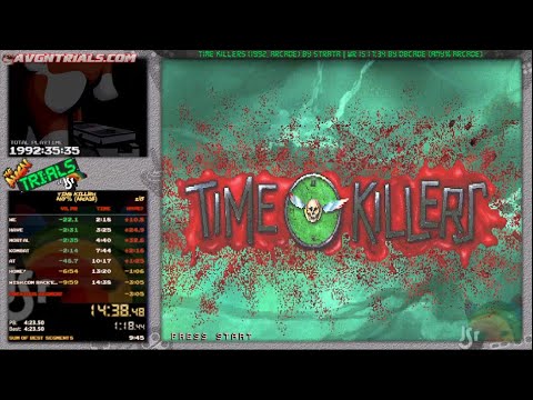 #163: [World Record] Time Killers Speedrun in 14:38! (Rancid, Any% Arcade) | The AVGN Trials of JSR