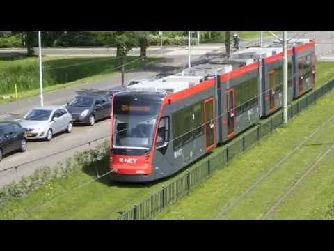 R-Net Trams in Hague, Netherlands 2016