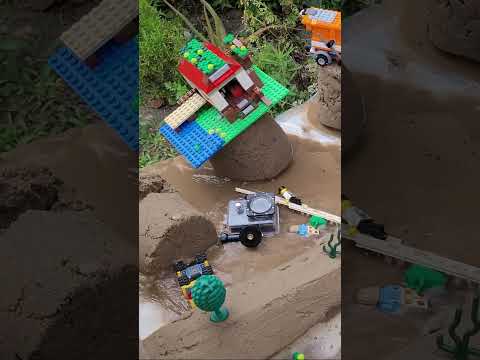 😱Lego Dam Breach🥺 #6 - House Collapse